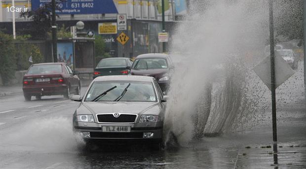 5 توصیه ایمنی برای رانندگی در باران