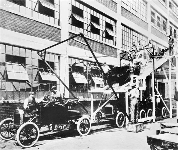 تاریخچه خط تولید خودرو