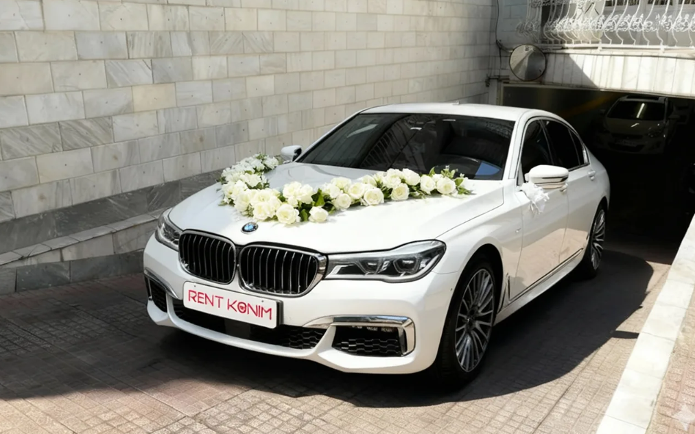 بی ام و 730 برای اجاره ماشین عروس